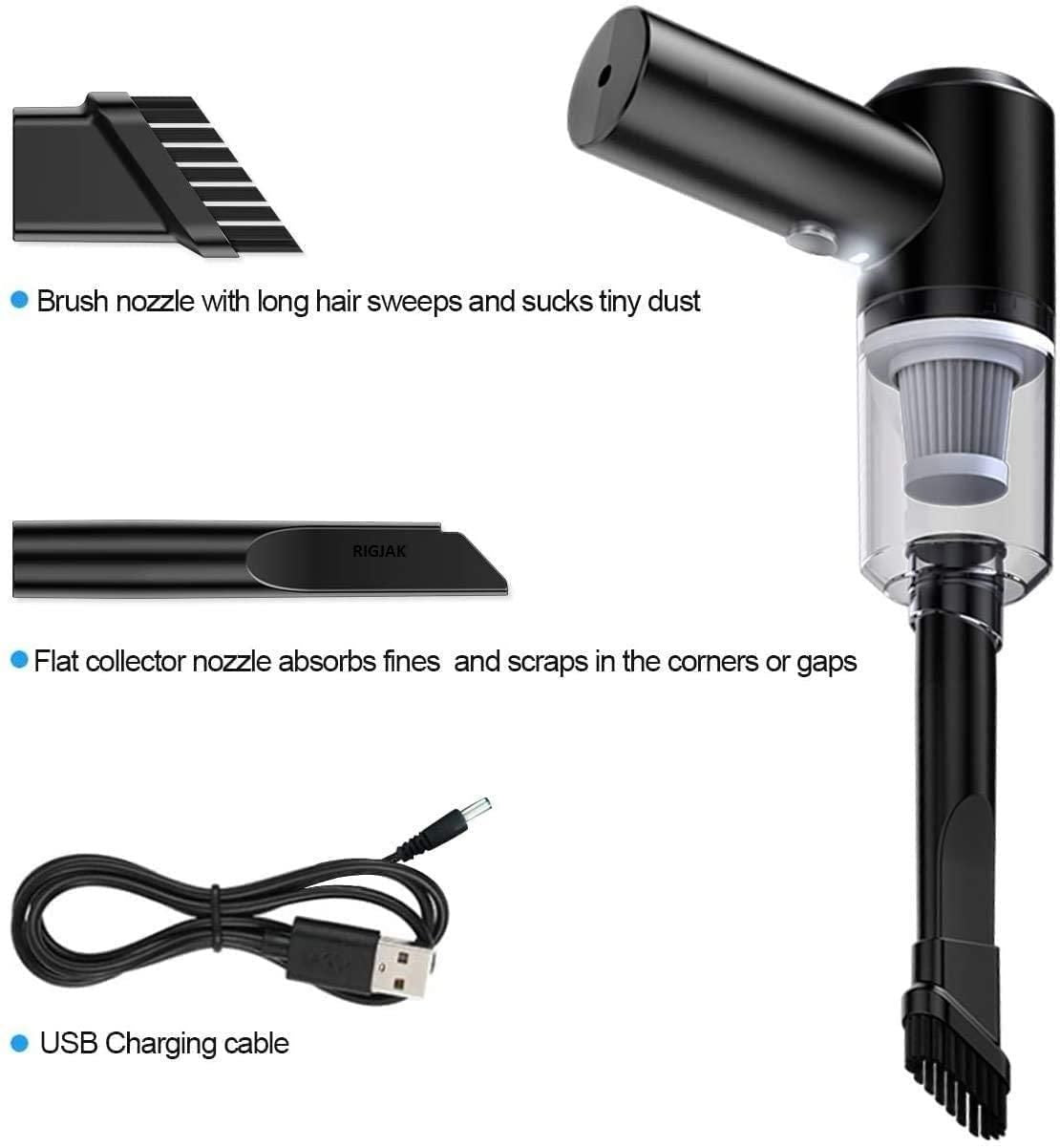 Portable Air Duster Wireless Vacuum Cleaner !